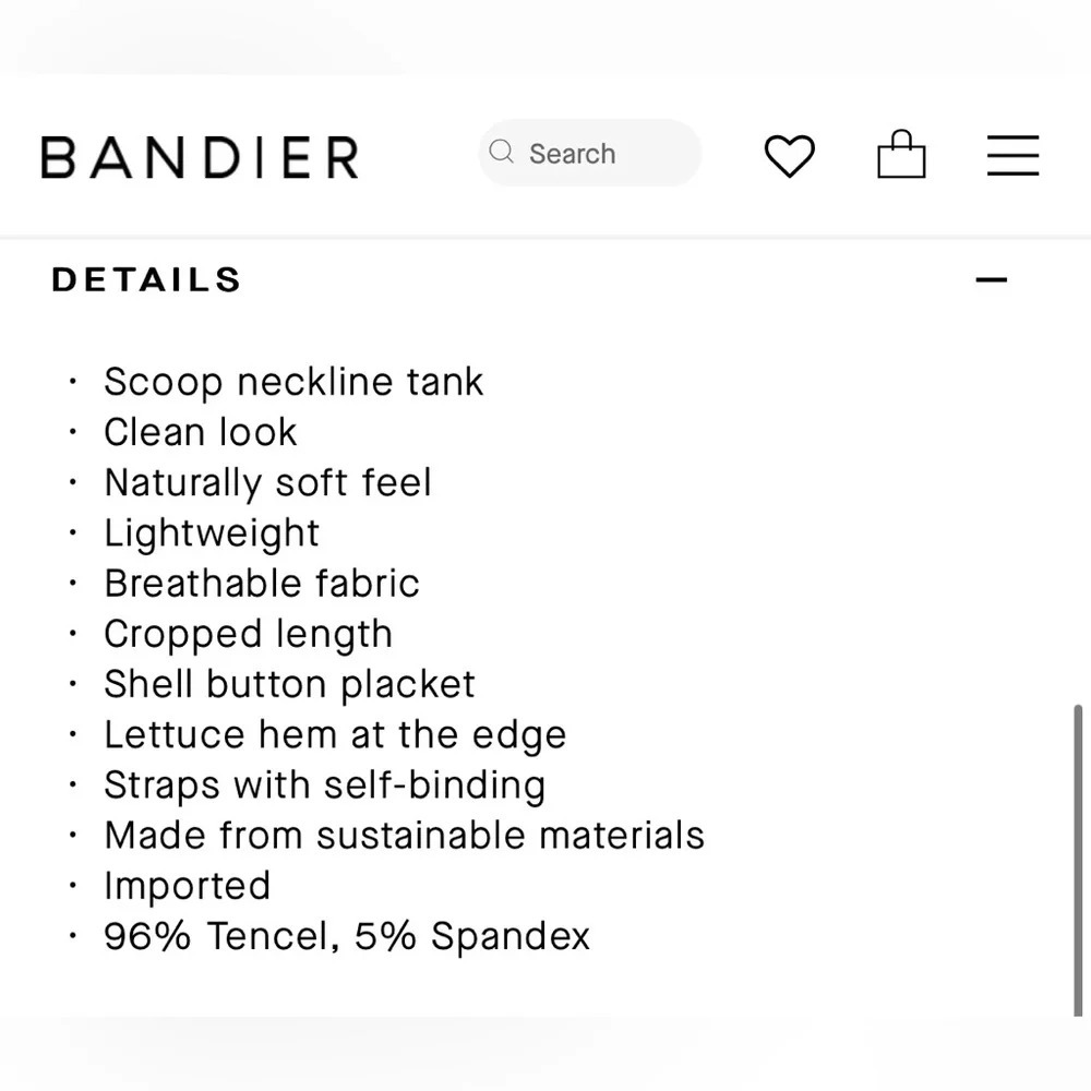 Bandier Wesley WSLY Loungewear Set: Hudson Henley Ribbed Tank + Short Soft Sage - Picture 8 of 8
